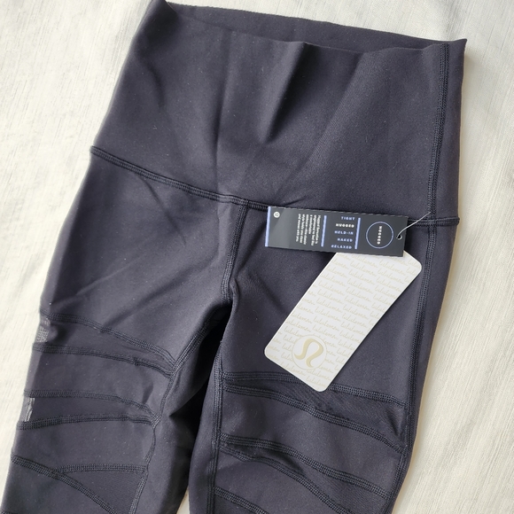 NWT Lululemon 4 Wunder Under High Rise Tech Mesh Pants 28" inseam - Picture 10 of 11